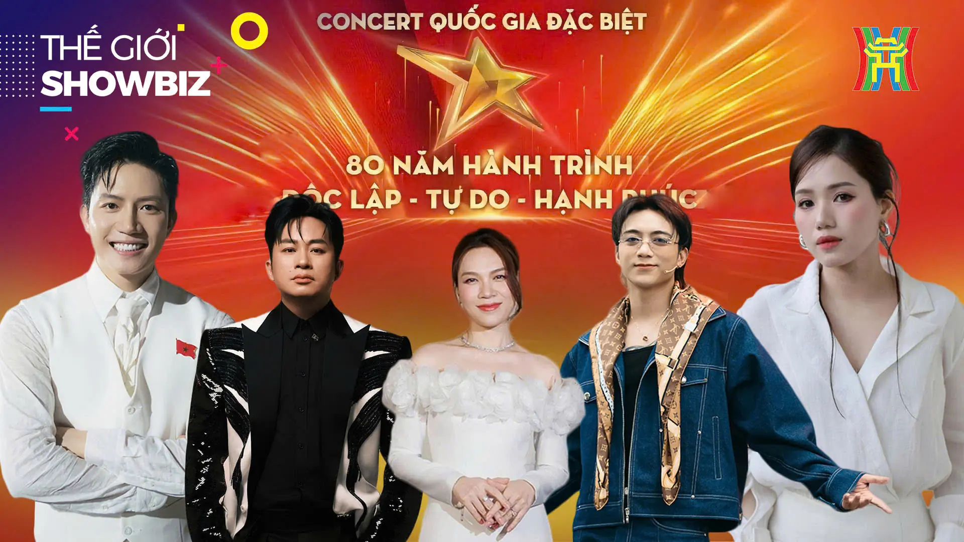 Concert Quốc gia: quy tụ 300 nghệ sĩ | Thế giới Showbiz | 29/08/2025